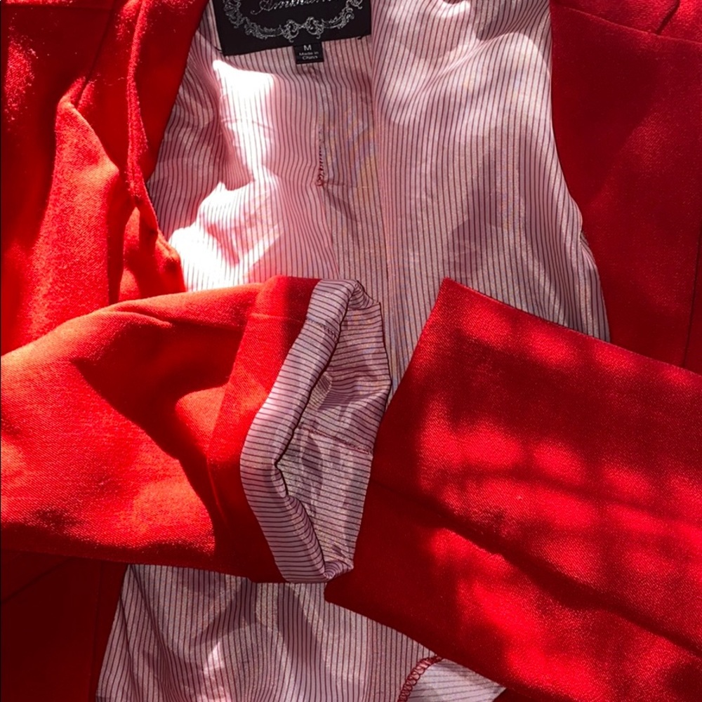Red blazer jacket - Picture 5 of 5